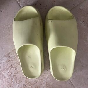Adidas Yeezy Glow Green Slides